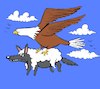 Cartoon: Wolf... (small) by berk-olgun tagged wolf