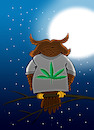 Cartoon: Woodstock Owl... (small) by berk-olgun tagged woodstock,owl