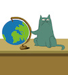 Cartoon: World Globe... (small) by berk-olgun tagged world,globe