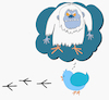 Cartoon: Yeti Bird... (small) by berk-olgun tagged yeti,bird