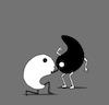 Cartoon: Yin Yang Marriage... (small) by berk-olgun tagged yin,yang,marriage