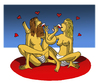 Cartoon: Yogi in Love... (small) by berk-olgun tagged yogi,in,love