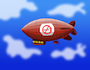 Cartoon: Zeppelin... (small) by berk-olgun tagged zeppelin