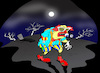 Cartoon: Zombie Clown... (small) by berk-olgun tagged zombie,clown