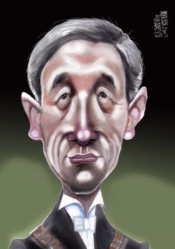 Cartoon: AKIHITO (medium) by Marian Avramescu tagged mav