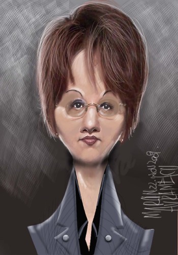 Cartoon: ANCA (medium) by Marian Avramescu tagged by,mav