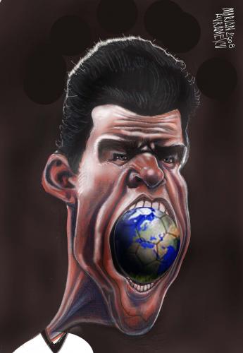 Cartoon: Ballack (medium) by Marian Avramescu tagged ballack