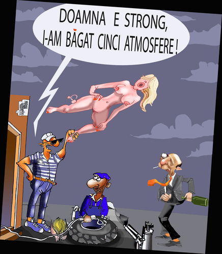 Cartoon: BARBIE  DE  ROMANIA (medium) by Marian Avramescu tagged politicalro