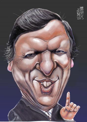 Cartoon: BARROSO (medium) by Marian Avramescu tagged mav