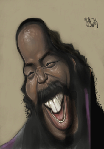 Cartoon: Barry White (medium) by Marian Avramescu tagged mmmmm