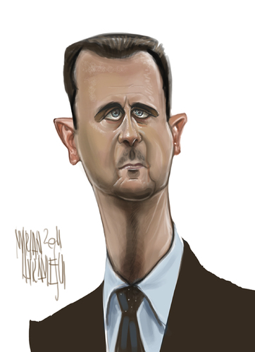 Image result for ASSAD CARTOON