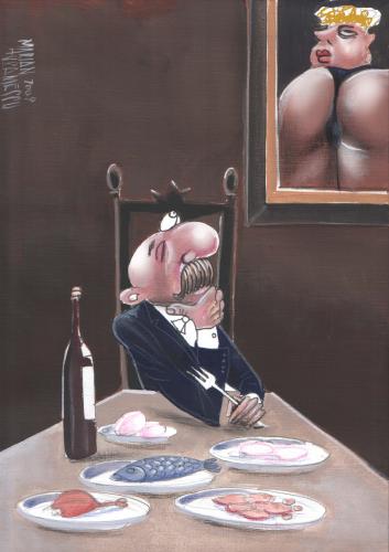 Cartoon: BASIC NEEDS (medium) by Marian Avramescu tagged mav