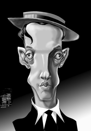 Cartoon: BUSTER KEATON (medium) by Marian Avramescu tagged mmmmmmmmmmmm