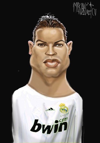 Cartoon: C RONALDO (medium) by Marian Avramescu tagged mmmmmmmm