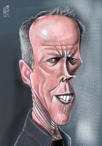 Cartoon: CLINT EASTWOOD (medium) by Marian Avramescu tagged mav