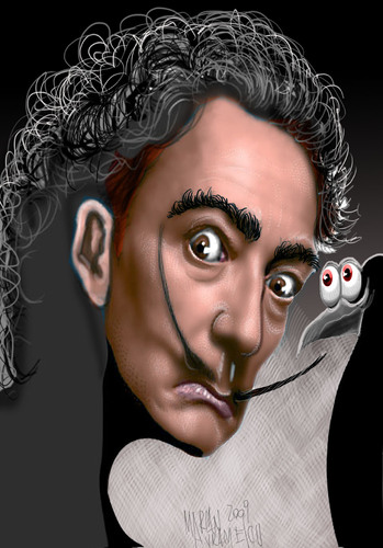 Cartoon: DALI 3 (medium) by Marian Avramescu tagged mav