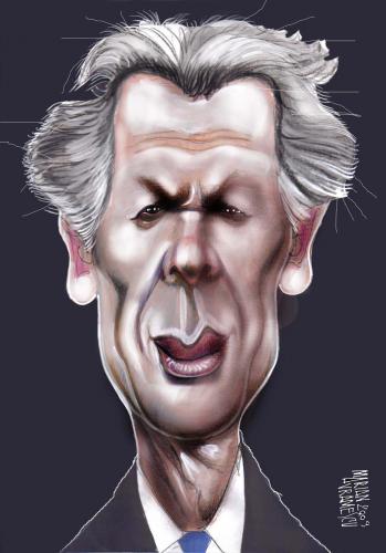 Cartoon: DE VILLEPIN (medium) by Marian Avramescu tagged mav