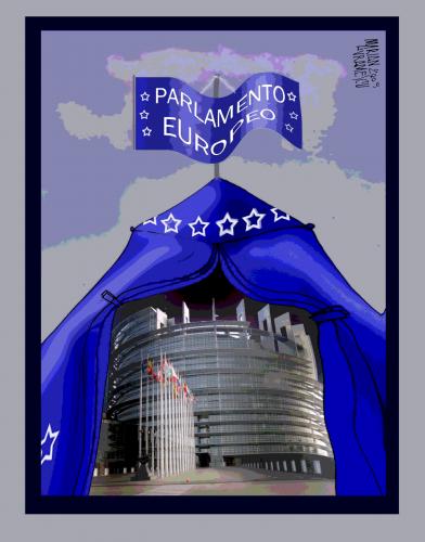 Cartoon: E U (medium) by Marian Avramescu tagged mav