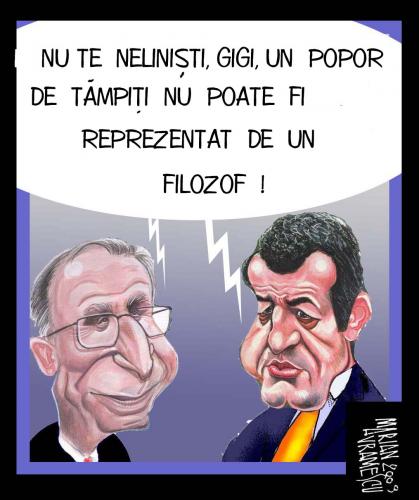 Cartoon: EU    RO (medium) by Marian Avramescu tagged mav