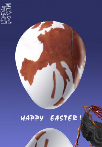 Cartoon: EUROPEAN EASTER (medium) by Marian Avramescu tagged mav