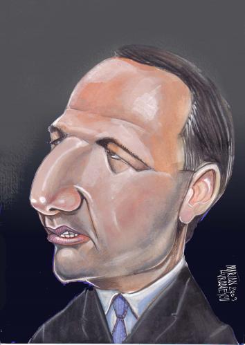 Cartoon: FRANCO FRATTINI (medium) by Marian Avramescu tagged mav