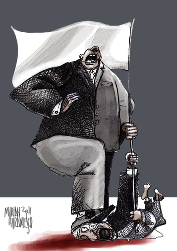 Cartoon: freedom of press 3 (medium) by Marian Avramescu tagged mmmmmmmmmm
