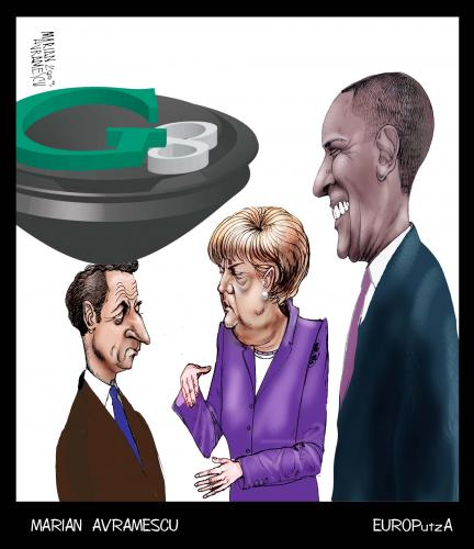 Cartoon: G8 (medium) by Marian Avramescu tagged g8
