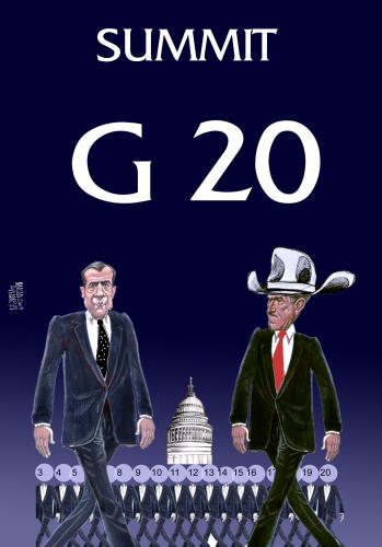Cartoon: G 20 (medium) by Marian Avramescu tagged 20