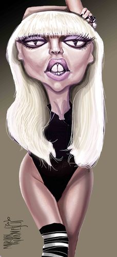 Cartoon: GAGA (medium) by Marian Avramescu tagged mmmmmmmmmmmmm