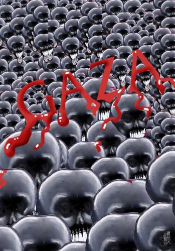 Cartoon: gaza (medium) by Marian Avramescu tagged mav