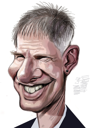 Cartoon: Harrison Ford (medium) by Marian Avramescu tagged mmmmmm