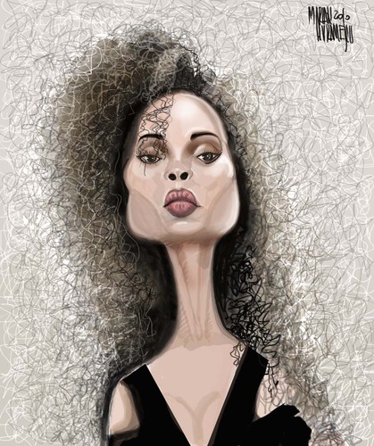 Cartoon: HELEN (medium) by Marian Avramescu tagged mmmmmmmmmmm