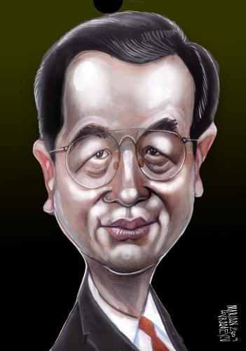 Cartoon: HU JINTAO (medium) by Marian Avramescu tagged mav