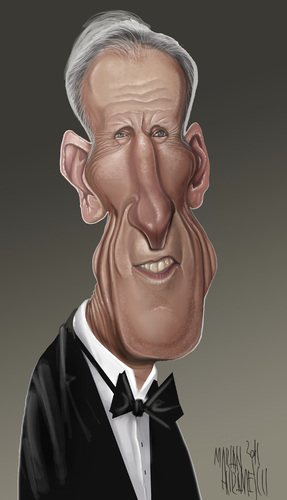 Cartoon: JAMES CROMWELL (medium) by Marian Avramescu tagged mmmmmmmm