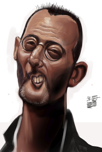 Cartoon: JEAN RENO (medium) by Marian Avramescu tagged mmmmm