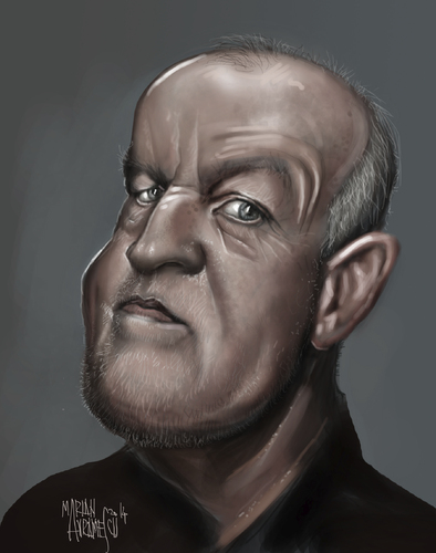 Cartoon: JOE COCKER (medium) by Marian Avramescu tagged mmmmmmmmm