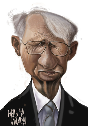 Cartoon: Jurgen Habermas (medium) by Marian Avramescu tagged mmmmmm