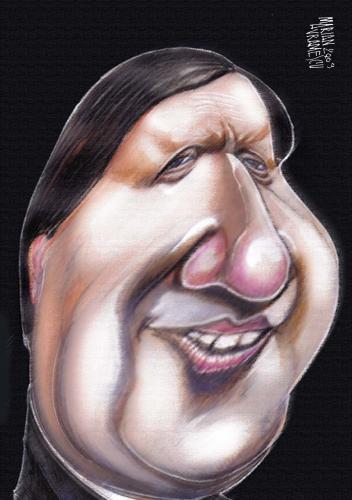 Cartoon: LORD ROBERTSON (medium) by Marian Avramescu tagged mav