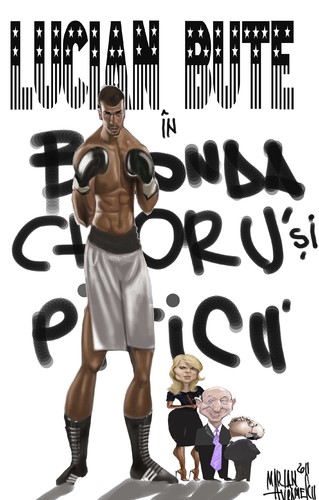 Cartoon: LUCIAN BUTE (medium) by Marian Avramescu tagged mmmmmmm