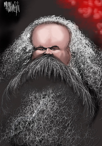 Cartoon: MARX (medium) by Marian Avramescu tagged mav