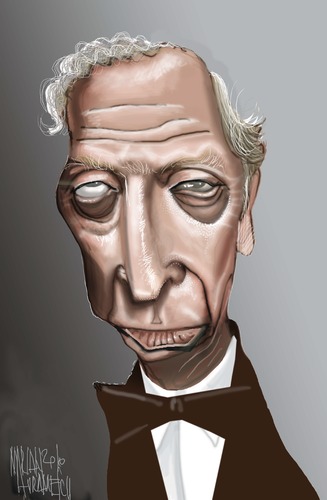 Cartoon: MICHAEL CAINE (medium) by Marian Avramescu tagged mmmmmmmmmmm