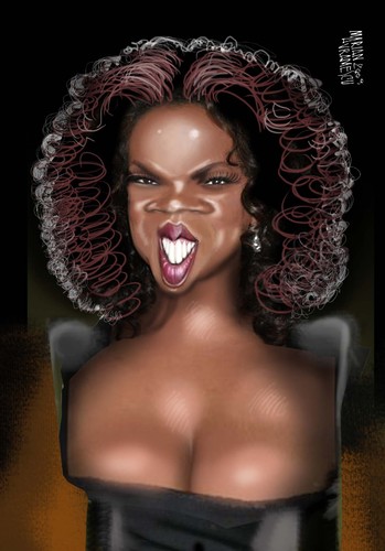 Cartoon: OPRAH (medium) by Marian Avramescu tagged mav