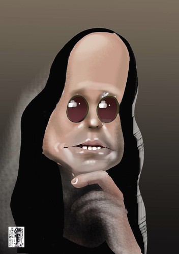 Cartoon: OZZY (medium) by Marian Avramescu tagged mav