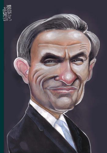 Cartoon: PAUL WOLFOWITZ (medium) by Marian Avramescu tagged mav