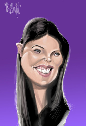 Cartoon: PAULA SELING EUROVISION III (medium) by Marian Avramescu tagged mmmmmmmmmm