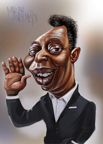 Cartoon: Pele (medium) by Marian Avramescu tagged mmmmm