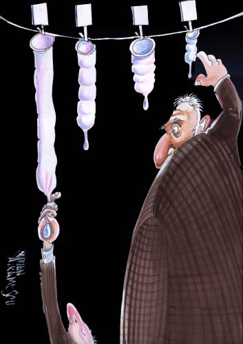 Cartoon: publicity (medium) by Marian Avramescu tagged publicity