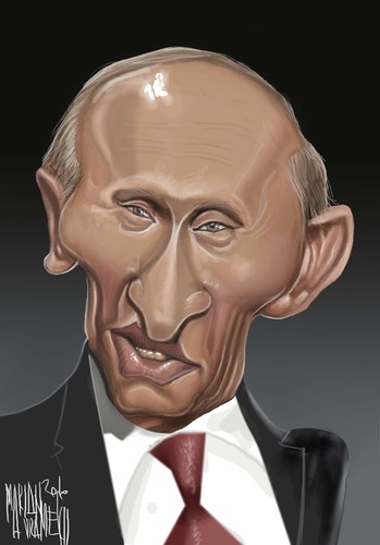 Cartoon: putin (medium) by Marian Avramescu tagged mmmmmmmmmmmmmm