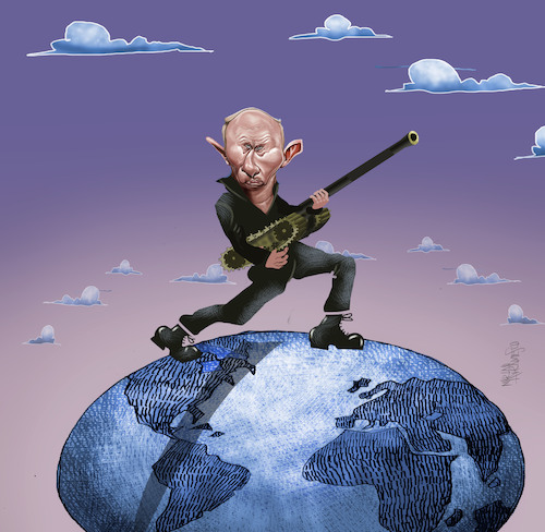 Cartoon: rock an roll (medium) by Marian Avramescu tagged mmmm