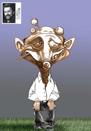 Cartoon: ROUMANIAN ARGUS MUTANT (medium) by Marian Avramescu tagged nation